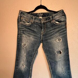 Silver-jeans-co Women's Blue and Navy Jeans